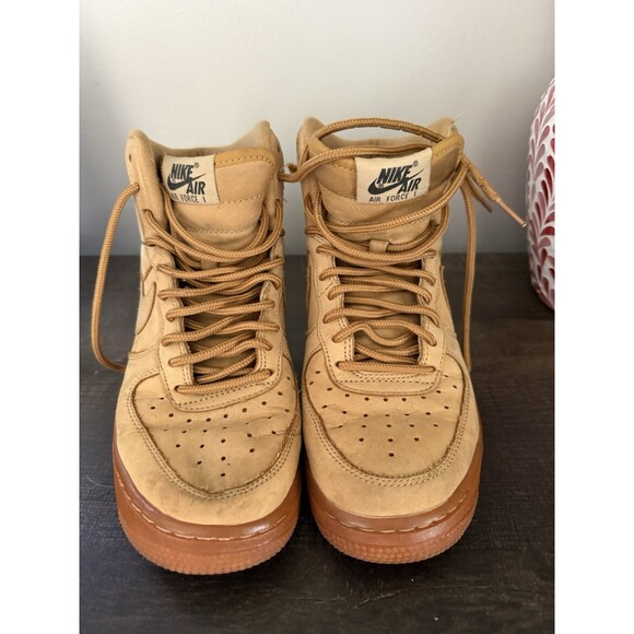 Nike Air Force 1 Wheat Size 5.5Y Ladies Size 7 # 807617-200 - Picture 1 of 9